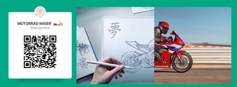 Neu bei Motorrad Maier: unser WhatsApp‑Kanal!