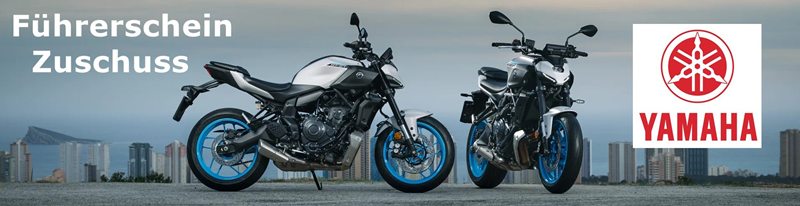 Yamaha Führerscheinzuschuss für Einsteiger