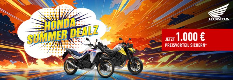 Sommerzeit – Motorradzeit mit vielen Angeboten!